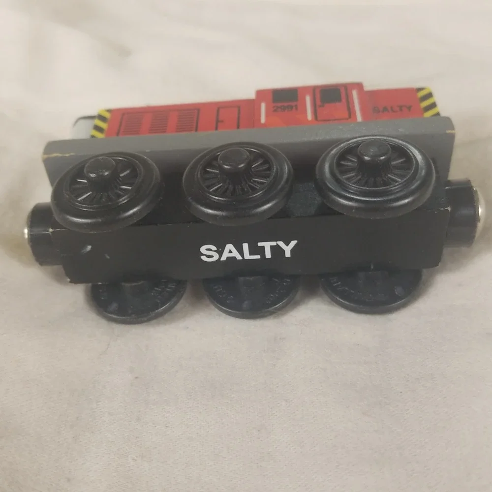 Thomas & Friends Salty Wooden Railway Kids OS Red Good 2991 Diesel Engine Toy